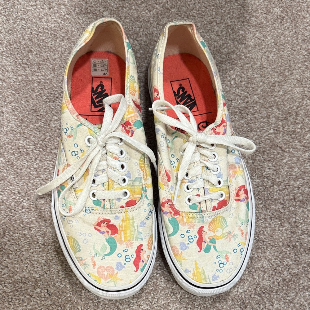 Vans Women's Ariel Print Sneakers - White and Red